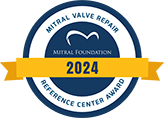 Mitral Valve Repair Reference Center Award 2024 logo